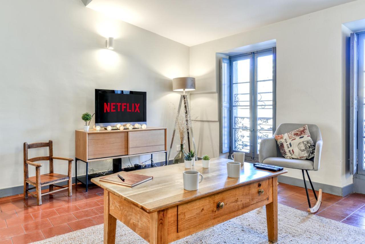 L'Escapade - Parking Gratuit - Wifi - Climatisation - Proche Cite - Tout Equipee Carcassonne Eksteriør billede